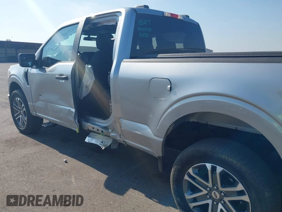 2022 Ford F-150 XL with VIN 1FTEX1EP3NFA65331, listed as a IAAI auction lot 42601392 with 21,187 mi miles and . Bid and sale history available at DreamBid. Image 6.