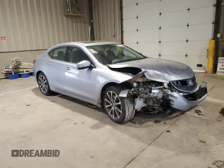 2015 Acura TLX V6 Tech with VIN 19UUB3F55FA001746, listed as a Copart auction lot 53437505 with 119,686 mi miles and Salvage Title. Bid and sale history available at carsss.com. Image 4.