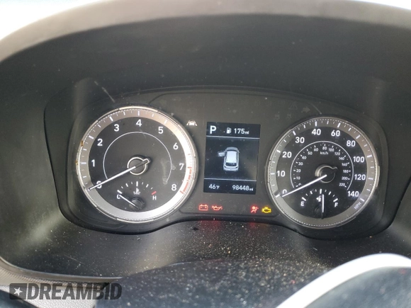 2022 Hyundai Venue SE with VIN KMHRB8A36NU163448, listed as a Copart auction lot 44604365 with 98,448 mi miles and Salvage Title. Bid and sale history available at DreamBid. Image 9.