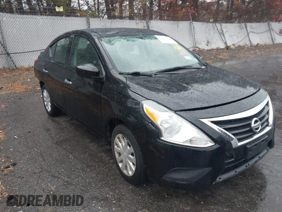 2019 Nissan Versa SV with VIN 3N1CN7AP5KL851822, listed as a IAAI auction lot 40855501 with 77,588 mi miles and . Bid and sale history available at DreamBid. Image 1.