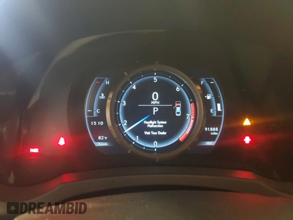 2017 Lexus IS 300 with VIN JTHCM1D25H5024262, listed as a Copart auction lot 60467585 with 91,888 mi miles and Salvage title. Bid and sale history available at DreamBid. Image 9.