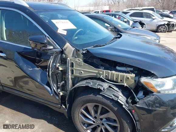 2016 Nissan Rogue SV with VIN 5N1AT2MV1GC896150, listed as a IAAI auction lot 41776638 with 66,781 mi miles. Bid and sale history available at carsss.com. Image 6.