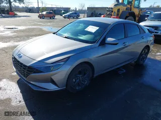 2023 Hyundai Elantra Hybrid Blue with VIN KMHLM4AJ7PU059237, listed as a IAAI auction lot 41394314 with 34,248 mi miles. Bid and sale history available at carsss.com. Image 18.