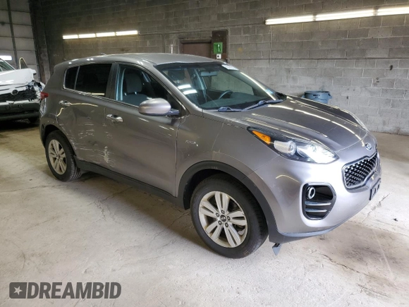 2018 Kia Sportage LX with VIN KNDPMCAC0J7440502, listed as a Copart auction lot 50199215 with 117,566 mi miles and Salvage Title. Bid and sale history available at carsss.com. Image 4.