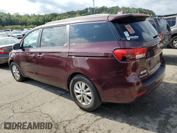 2017 Kia Sedona LX with VIN KNDMB5C12H6246716, listed as a Copart auction lot 72737494 with 143,942 mi miles and Clean Title. Bid and sale history available at carsss.com. Image 2.