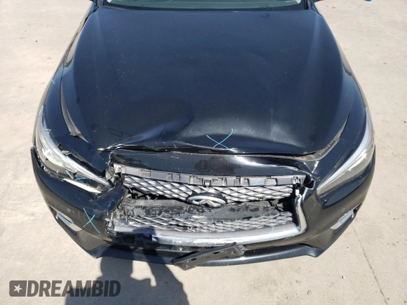 2018 Infiniti Q50 Luxe z VIN JN1EV7APXJM366783, wystawiony jako Copart lot #51775315 z przebiegiem 35 972 mil mil oraz Szkoda całkowita • Salvage title. Historia ofert i sprzedaży dostępna na DreamBid. Obrazek 12.