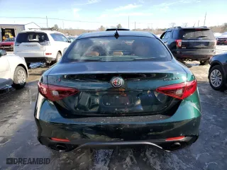2021 Alfa Romeo Giulia Ti with VIN ZARFANBN2M7645829, listed as a Copart auction lot 45524315 with 58,368 mi miles and Salvage Title. Bid and sale history available at carsss.com. Image 6.