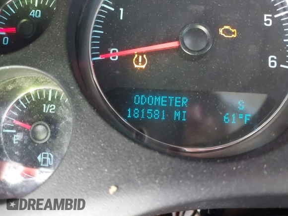 2011 Chevrolet Tahoe Commercial with VIN 1GNLC2E09BR156939, listed as a IAAI auction lot 42280594 with 181,581 mi miles and . Bid and sale history available at DreamBid. Image 15.
