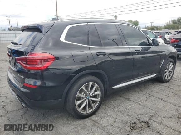 2019 BMW X3 sDrive30i with VIN 5UXTR7C51KLR52430, listed as a Copart auction lot 54719915 with 73,735 mi miles and Clean Title. Bid and sale history available at DreamBid. Image 3.