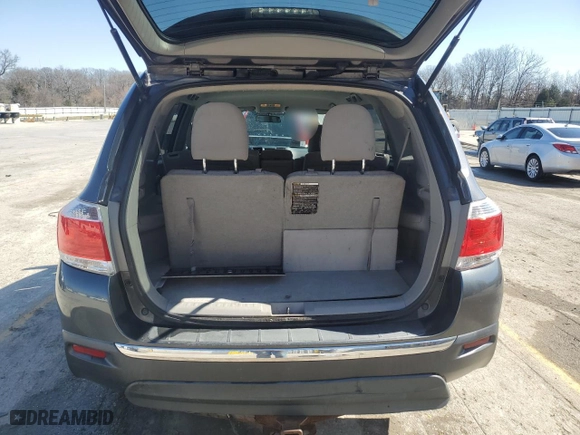 2013 Toyota Highlander with VIN 5TDBK3EH0DS224441, listed as a Copart auction lot 48310465 with 139,280 mi miles and Salvage Title. Bid and sale history available at carsss.com. Image 6.