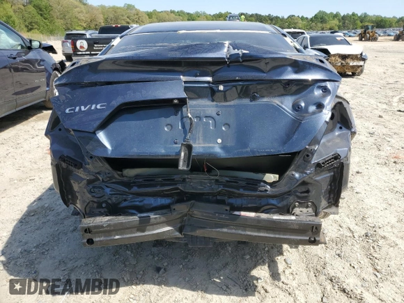 2016 Honda Civic EX with VIN 19XFC2F76GE242701, listed as a Copart auction lot 52005815 with 101,480 mi miles and Salvage Title. Bid and sale history available at DreamBid. Image 6.