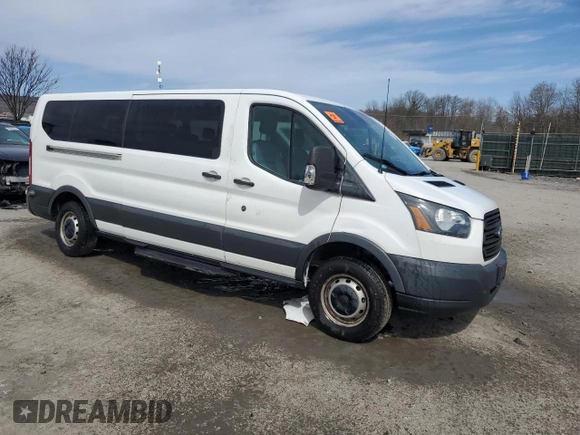 2017 Ford Transit XL with VIN 1FBZX2YM0HKA39147, listed as a Copart auction lot 49608205 with 196,524 mi miles and Salvage Title. Bid and sale history available at DreamBid. Image 4.