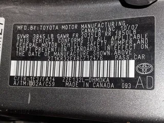 2008 Toyota Matrix STD with VIN 2T1KR32EX8C712476, listed as a IAAI auction lot 41505939 with 251,376 mi miles and . Bid and sale history available at DreamBid. Image 9.