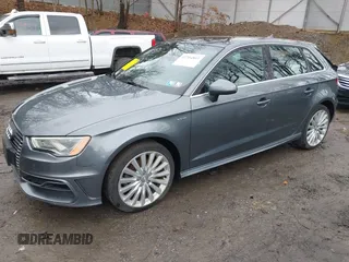 2016 Audi A3 e-tron Premium Plus with VIN WAUTPBFF5GA098055, listed as a IAAI auction lot 41704803 with 75,713 mi miles and . Bid and sale history available at DreamBid. Image 2.