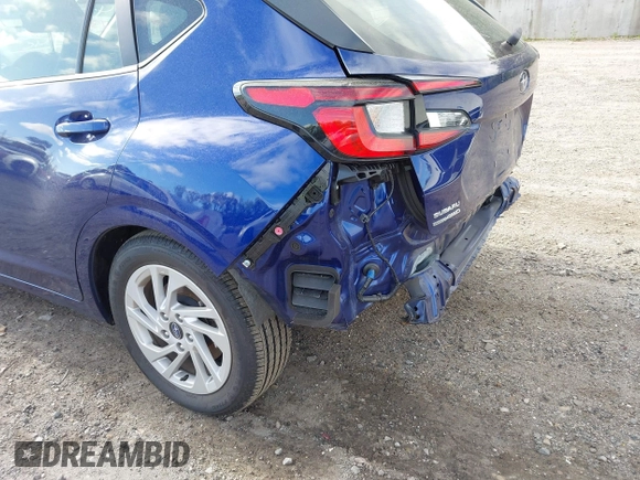 2024 Subaru Impreza with VIN JF1GUABC4R8302590, listed as a IAAI auction lot 42257875 with 14,842 mi miles and . Bid and sale history available at DreamBid. Image 19.