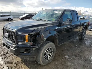 2018 Ford F-150 XL with VIN 1FTEX1EP5JKC12119, listed as a Copart auction lot 46260685 with 161,053 mi miles and Salvage Title. Bid and sale history available at carsss.com. Image 1.