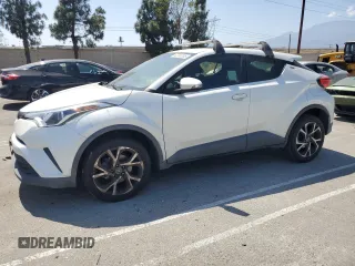 2018 Toyota C-HR XLE with VIN JTNKHMBX1J1001202, listed as a Copart auction lot 62200285 with 161,284 mi miles and Salvage title. Bid and sale history available at DreamBid. Image 1.