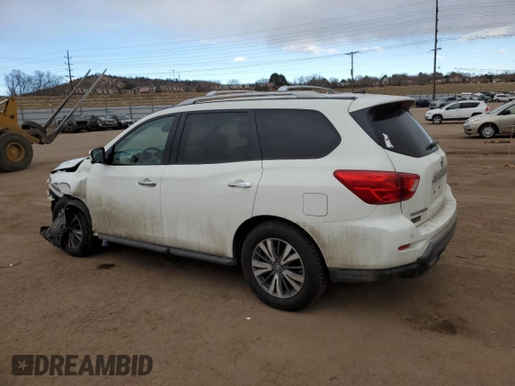 2017 Nissan Pathfinder SL with VIN 5N1DR2MM9HC672824, listed as a Copart auction lot 46905065 with 96,018 mi miles and Salvage Title. Bid and sale history available at carsss.com. Image 2.