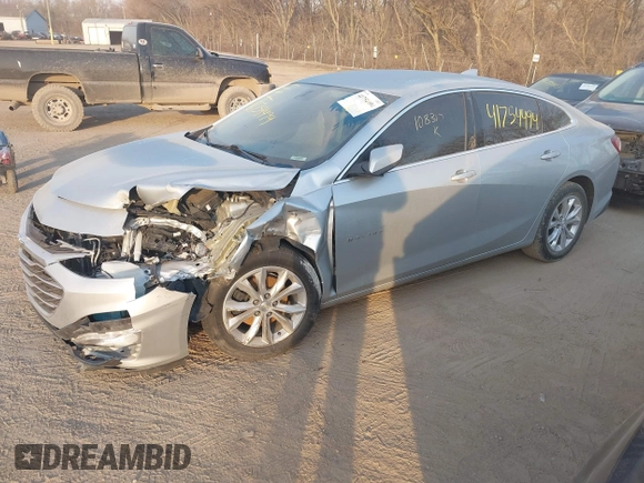 2020 Chevrolet Malibu LT with VIN 1G1ZD5ST5LF108317, listed as a IAAI auction lot 41754494 with 58,000 mi miles and . Bid and sale history available at DreamBid. Image 2.
