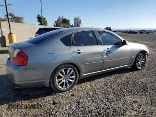2006 Infiniti M45 Sport with VIN JNKBY01E16M205645, listed as a Copart auction lot 46121635 with 154,274 mi miles and Salvage Title. Bid and sale history available at carsss.com. Image 3.