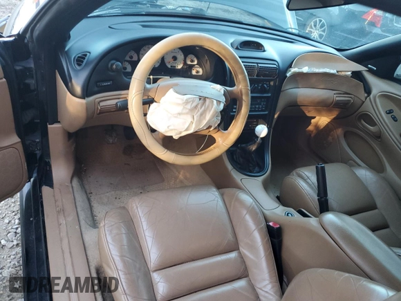 1997 Ford Mustang Cobra with VIN 1FALP47VXVF193303, listed as a Copart auction lot 88025845 with 114,841 mi miles and Salvage Title. Bid and sale history available at carsss.com. Image 8.