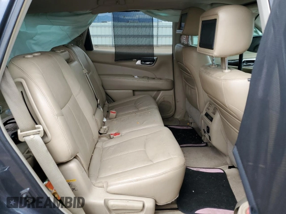 2013 Nissan Pathfinder Platinum with VIN 5N1AR2MM1DC613750, listed as a Copart auction lot 61390135 with 150,007 mi miles and Salvage title. Bid and sale history available at DreamBid. Image 10.