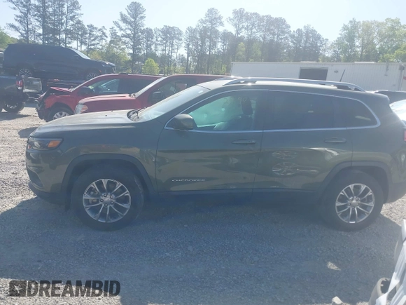 2019 Jeep Cherokee Latitude Plus with VIN 1C4PJMLB4KD418282, listed as a IAAI auction lot 42020995 with 58,000 mi miles and . Bid and sale history available at DreamBid. Image 14.