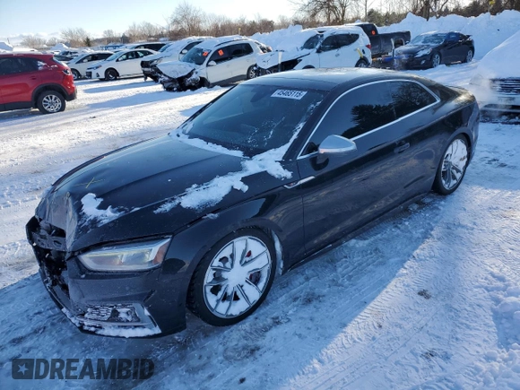 2018 Audi S5 Prestige z VIN WAUR4AF56JA006639, wystawiony jako Copart lot #45465115 z przebiegiem 187 224 mil mil oraz Czysty tytuł • Clean title. Historia ofert i sprzedaży dostępna na DreamBid. Obrazek 1.