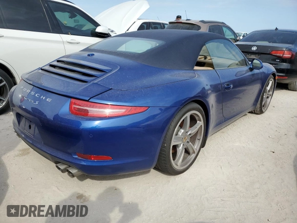 2013 Porsche 911 Carrera S with VIN WP0CB2A94DS156441, listed as a Copart auction lot 75533104 with Not Provided miles and Salvage Title. Bid and sale history available at DreamBid. Image 3.