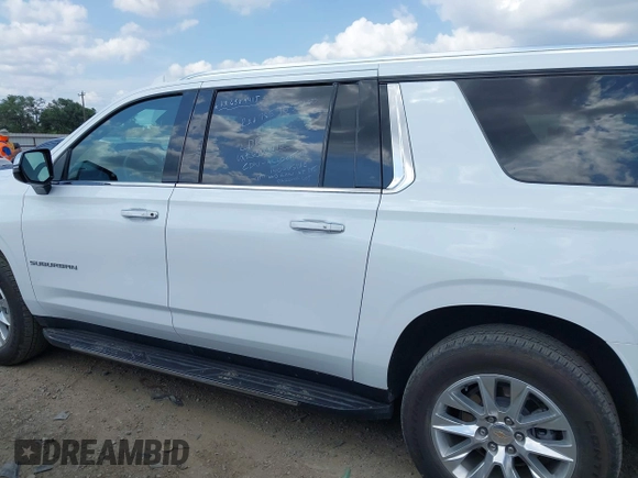2024 Chevrolet Suburban Premier with VIN 1GNSCFKD6RR304985, listed as a IAAI auction lot 42147814 with 34,650 mi miles. Bid and sale history available at carsss.com. Image 14.