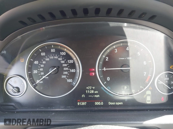 2014 BMW 5 Series 528i with VIN WBA5A5C53ED504191, listed as a IAAI auction lot 41771759 with 91,397 mi miles. Bid and sale history available at carsss.com. Image 16.