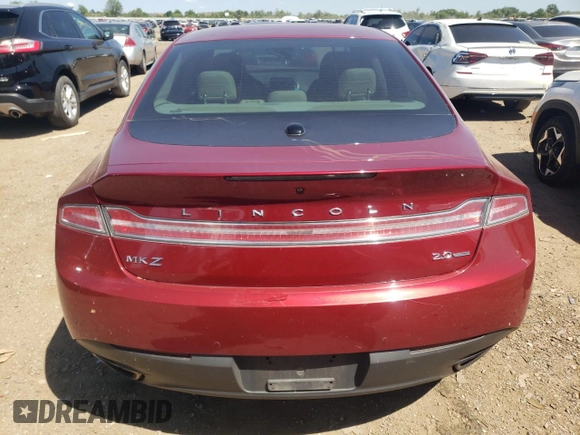 2014 Lincoln MKZ with VIN 3LN6L2G9XER801524, listed as a Copart auction lot 79170554 with Not provided miles and Non repairable. Bid and sale history available at DreamBid. Image 6.