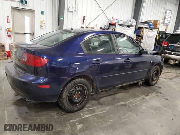 2005 Mazda 3 i with VIN JM1BK12F451224352, listed as a Copart auction lot 44708585 with 156,698 mi miles and Salvage Title. Bid and sale history available at DreamBid. Image 3.