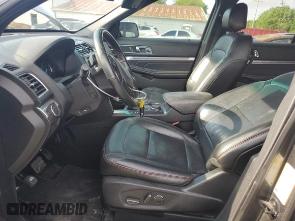 2017 Ford Explorer Sport with VIN 1FM5K8GT5HGB17022, listed as a Copart auction lot 56956435 with 85,560 mi miles and Salvage title. Bid and sale history available at DreamBid. Image 7.