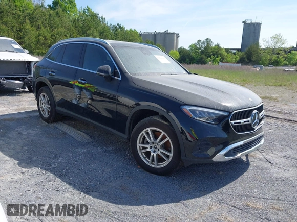 2023 Mercedes-Benz GLC with VIN W1NKM4HB6PU028035, listed as a IAAI auction lot 41469063 with 17,469 mi miles. Bid and sale history available at carsss.com. Image 1.