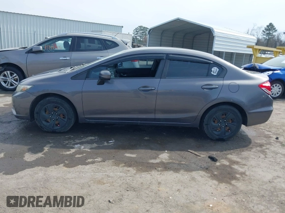 2015 Honda Civic Sedan LX with VIN 19XFB2E55FE061929, listed as a IAAI auction lot 41711847 with 140,906 mi miles. Bid and sale history available at carsss.com. Image 14.