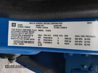2008 GMC Canyon SLE1 with VIN 1GTCS13E788102512, listed as a Copart auction lot 43248555 with 0 mi miles and Salvage Title. Bid and sale history available at carsss.com. Image 13.