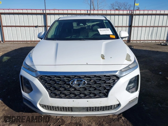2019 Hyundai Santa Fe SE with VIN 5NMS2CAD2KH020288, listed as a IAAI auction lot 41398304 with 136,693 mi miles and . Bid and sale history available at DreamBid. Image 13.