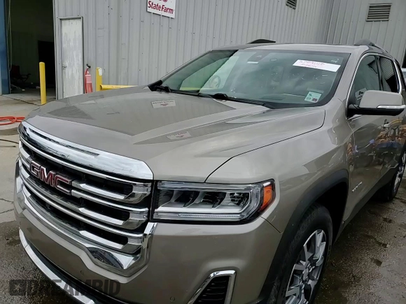 2023 GMC Acadia SLT with VIN 1GKKNMLSXPZ175185, listed as a Copart auction lot 57049015 with 36,777 mi miles and Salvage title. Bid and sale history available at DreamBid. Image 14.