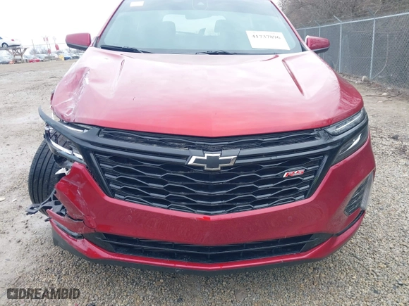 2024 Chevrolet Equinox RS with VIN 3GNAXMEG3RL353837, listed as a IAAI auction lot 41737896 with 8,942 mi miles. Bid and sale history available at carsss.com. Image 18.