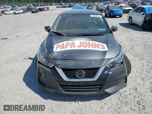 2021 Nissan Versa SV with VIN 3N1CN8EV3ML826239, listed as a Copart auction lot 55220725 with 89,019 mi miles and Salvage Title. Bid and sale history available at DreamBid. Image 5.