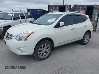 2012 Nissan Rogue S with VIN JN8AS5MT5CW296171, listed as a IAAI auction lot 41638634 with 155,217 mi miles. Bid and sale history available at carsss.com. Image 2.