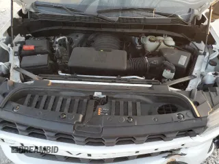 2020 Chevrolet Silverado 1500 Custom with VIN 1GCRWBEF9LZ281181, listed as a Copart auction lot 43327815 with 80,007 mi miles and Salvage Title. Bid and sale history available at carsss.com. Image 13.