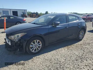 2014 Mazda 3 i Touring with VIN JM1BM1L76E1202936, listed as a Copart auction lot 53130455 with 115,531 mi miles and Salvage Title. Bid and sale history available at DreamBid. Image 1.