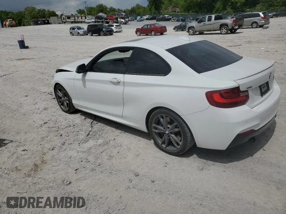 2015 BMW 2 Series M235i xDrive with VIN WBA1J9C59FVX99024, listed as a Copart auction lot 49821773 with 136,791 mi miles. Bid and sale history available at carsss.com. Image 2.