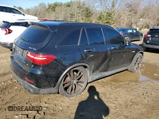 2019 Mercedes-Benz GLC with VIN WDC0G8JB4KF639552, listed as a Copart auction lot 47386945 with 107,156 mi miles and Clean Title. Bid and sale history available at carsss.com. Image 3.