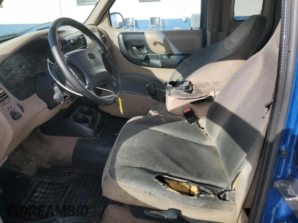 2001 Ford Ranger XL Fleet with VIN 1FTZR15E71PB74700, listed as a Copart auction lot 53875365 with 150,376 mi miles and Salvage Title. Bid and sale history available at carsss.com. Image 7.