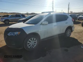2017 Nissan Rogue S with VIN JN8AT2MV1HW000602, listed as a Copart auction lot 43781445 with 122,976 mi miles and Salvage Title. Bid and sale history available at carsss.com. Image 1.
