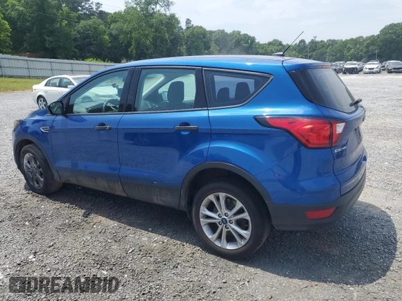 2019 Ford Escape S with VIN 1FMCU0F72KUA74615, listed as a Copart auction lot 57873505 with 110,606 mi miles and Salvage title. Bid and sale history available at DreamBid. Image 2.