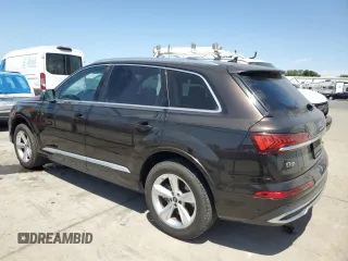 2023 Audi Q7 Premium Plus with VIN WA1LCBF74PD015442, listed as a Copart auction lot 57812485 with 25,117 mi miles and Salvage title. Bid and sale history available at DreamBid. Image 2.